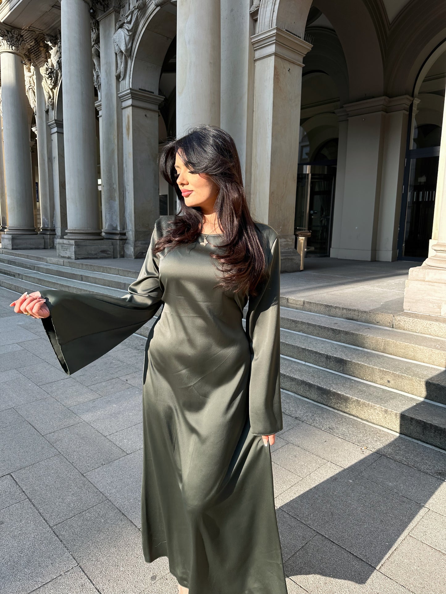 Aaliyah Dress Khaki